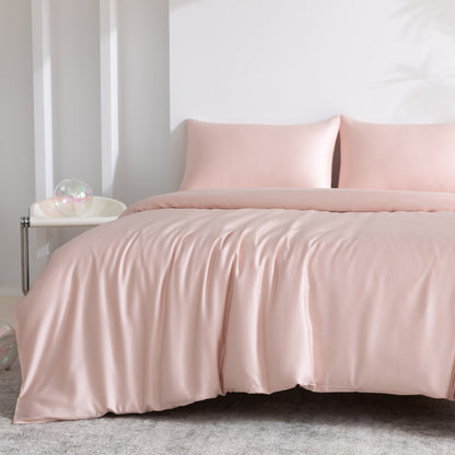 Lenzing Tencel 4-Piece Bedding Set-pink