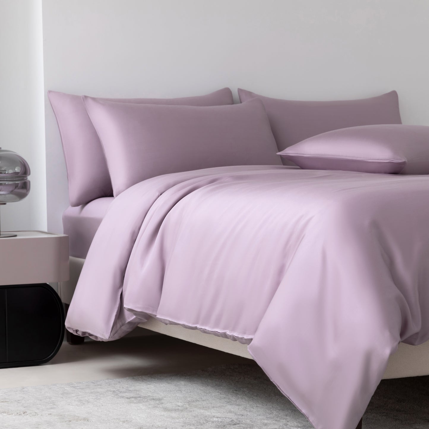 Lenzing Tencel 4-Piece Bedding Set-purple