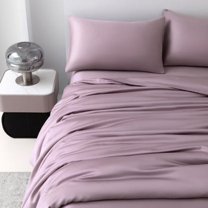 Lenzing Tencel 4-Piece Bedding Set-purple