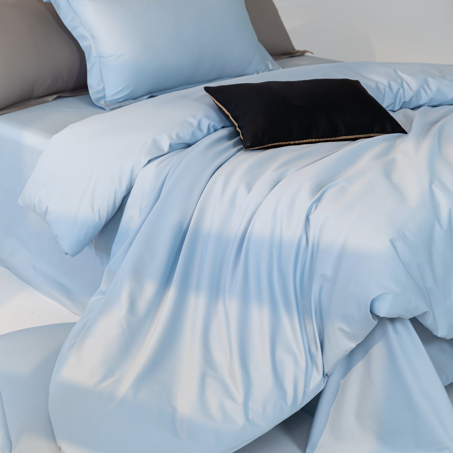 Pima Cotton 4-Piece Bedding sheets Set-Arctic Blue